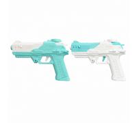 2x Electric Water Blaster Sprayer Turquoise White 60ml Tank Battery Powered