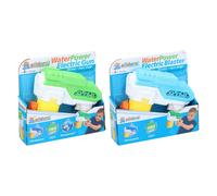 2X Electric Water Gun With Light Effects Battery Operated 8M Range