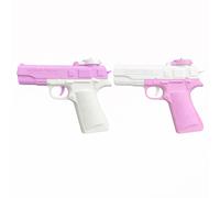 2x Electric Water Sprayer Pink White 60ml Tank Battery Operated