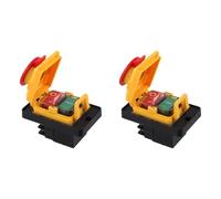 2X Electromagnetic Switch Magnetic Button Switch KJD12 16A 250V Power Tool Undervoltage Overload Protection Switch