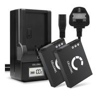 2x EN-EL12 Battery + Charger Set for Nikon Coolpix S1000pj Coolpix S800c