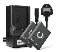 2x EN-EL19, NP-BJ1 Battery & LCD Smart Charger for Nikon Coolpix S32