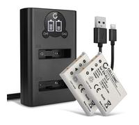 2x EN-EL5 Battery + Dual Charger Set for Nikon Coolpix 5900 Coolpix 6000