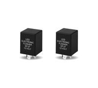 2X EP27 LED Flasher Relay, 5 Pin Flasher Relay for LED Turn Signal,Electronic Flasher Indicator