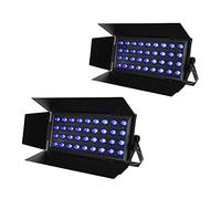 2x Equinox Cabaret Colour LED Flood Wash 36 x 8W RGBW Lighting Band Stage Theatre