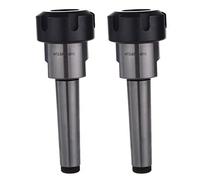 2X ER25 MT2 M10 CNC Collet Chuck Holder Milling Collet Chuck Drawbars