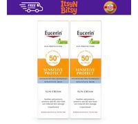 2X Eucerin Sensitive Protect Sensitive Skin Sun Cream SPF 50+ 100% GENUINE