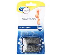 2X ExpertCare Hard Skin Refill - Extra Coarse Roller Head Refilsl Compatible with Scholl's Electric Foot File Range - Bundled by Smart Cutie