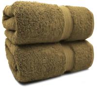 2X Extra Large Super Jumbo Bath Sheets Towels 100 cm W x 200 cm L Body Wrap Premium Quality 100% Egyptian Cotton Beach, Gym, Spa, Hotel Towel Set Super Soft XL Bath Towel 600-GSM (Latte)