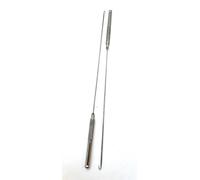 2x Extra Long Baiting Needles 20cm, Heavy Duty Slim Hook Type Bait Needles for Carp Fishing Hair Rigs, Boilies, Pellets & Soft Baits