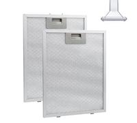 2x Extractor Hood Filter Metal 305x267mm Grease Filter for AEG Electrolux 405525042-9 4055250429 Elica GRI0009219A KIT0010805 93952919 Whirlpool Bauknecht 480122102168 C00314158 ARI314158