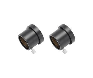 2X Eyepiece Adapter M42x0.75mm to 1.25 Inch Adapter Aluminum Alloy T2 to 1.25 Inch Eyepiece Adapter