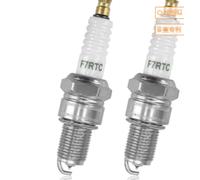 2x F7RTC Spark Plugs for Lawnmower - NGK 5534/BPR7ES, Bosch WR5D/WR5DC/WR5DP, Champion OE008/OE091/RN2C Universal Spark Plugs