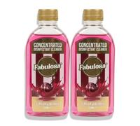 2x Fābulosā - Concentrated Disinfectant Cleaner - Cherry Bomb | Cherry Scent, 220ml Each