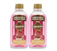 2x Fābulosā - Concentrated Disinfectant Cleaner - Raspberry Nectar | 220mL Each, Raspberry Scent, Disinfecting Formula, Multi-Surface Use, Concentrated Liquid