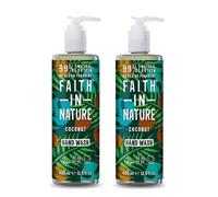 2x Faith In Nature Coconut Handwash 400ml