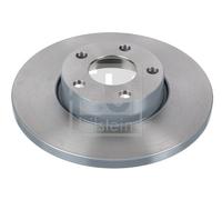 2X Febi 08347 Front Brake Discs Pair 288mm Solid Fits Audi 100 A4 A6