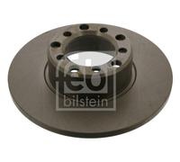 2X Febi 08540 Front Brake Discs Pair 273mm Solid Fits Mercedes 8
