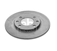 2X Febi 10320 Rear Brake Discs 247mm Fits Peugeot 205