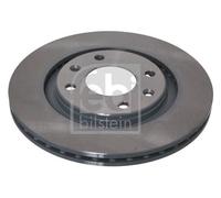2X Febi 10321 Front Vented Brake Discs 266mm Fits Peugeot 206 306 405 + more