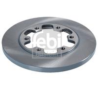 2X Febi 104498 Rear Brake Discs Pair 308mm Solid Fits Ford Transit