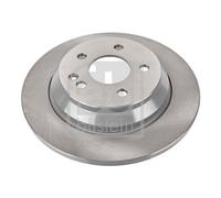 2X Febi 104951 Rear Brake Discs Pair 300mm Solid Fits Mercedes Eqv Polo