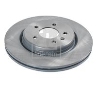 2X Febi 105852 Rear Brake Discs Pair 315mm Vented Fits Opel Vauxhall