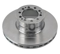 2X Febi 105973 Front Brake Discs Pair 330mm Vented Fits Daf Cf 65 75 Lf