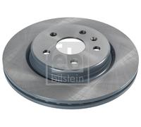 2X Febi 106349 Rear Brake Discs Pair 315mm Vented Fits Opel Vauxhall