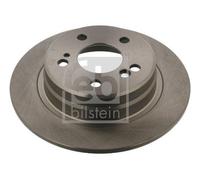 2X Febi 10685 Rear Solid Brake Discs 278mm Fits Mercedes Sl