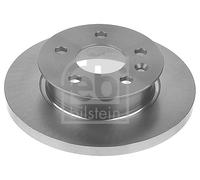 2X Febi 11389 Front Brake Discs Pair 258mm Solid Fits VW Transporter