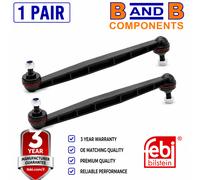 2x FEBI 14558 Front Drop Links Vauxhall Astra G Zafira A 300mm M12x1.5 A5710