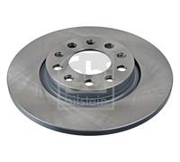 2X Febi 170117 Rear Brake Discs Pair 278mm Solid Fits Chrysler Jeep 200