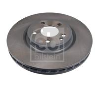 2X Febi 170756 Front Brake Discs Pair 320mm Vented Fits Infiniti Cla