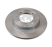 2X Febi 170818 Rear Brake Discs Pair 280mm Solid Fits Proton Gen 2