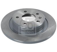 2X Febi 171484 Rear Brake Discs Pair 288mm Solid Fits Opel Vauxhall