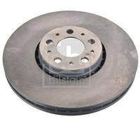 2X Febi 171503 Front Brake Discs Pair 328mm Vented Fits Volvo Xc90