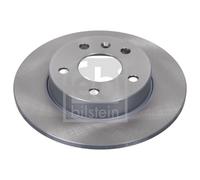 2X Febi 17213 Rear Brake Discs Pair 264mm Solid Fits Chevrolet Opel G H