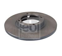 2X Febi 17509 Front Brake Discs Pair 236mm Solid Fits Chevrolet Daewoo