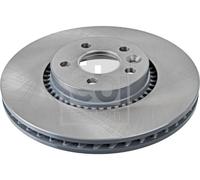 2X Febi 175205 Front Brake Discs Pair 316mm Vented Fits Ford Land Rover