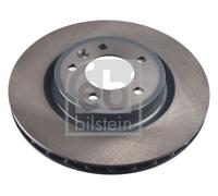 2X Febi 177109 Rear Brake Discs Vented 325MM Fits Land Rover Discovery Range