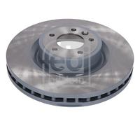 2X Febi 177127 Front Brake Discs Pair 363mm Vented Fits Land Rover