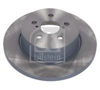 2X Febi 184658 Rear Brake Discs Pair 274mm Solid Fits Toyota Yaris