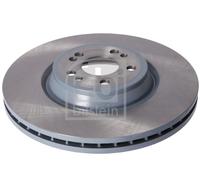 2X Febi 186164 Front Brake Discs Pair 354mm Vented Fits Mercedes Gle