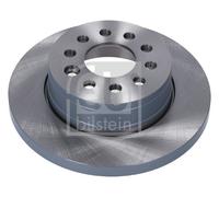2X Febi 188793 Rear Brake Discs Pair 300mm Solid Fits VW Multivan