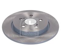 2X Febi 193391 Rear Brake Discs Pair 270mm Solid Fits Toyota Corolla