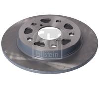 2X Febi 194645 Rear Brake Discs Pair 252mm Solid Fits Suzuki Swift
