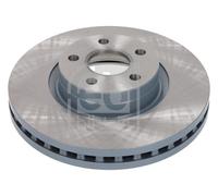 2X Febi 196211 Front Brake Discs Pair 300mm Vented Fits Ford Tourneo