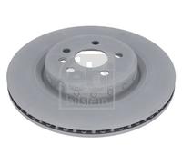 2X Febi 199175 Rear Brake Discs Pair 325mm 2 Part Disc Fits Jaguar Land