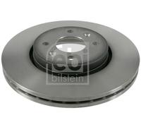 2X Febi 19923 Front Brake Discs Pair 280mm Vented Fits Dacia Renault